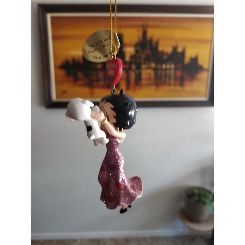 Danbury Mint The Betty Boop Glitter Ornaments ~4" 2011 ~ Christmas Waltz - Picture 4 of 9